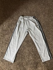 adidas Grey Black 3 Stripes Track Sweat Pants Vintage 2000s Men  s Large Y2K