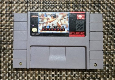 Mindscape Cal Ripken Jr. Baseball Super Nintendo Sports NTSC-U/C Baseball