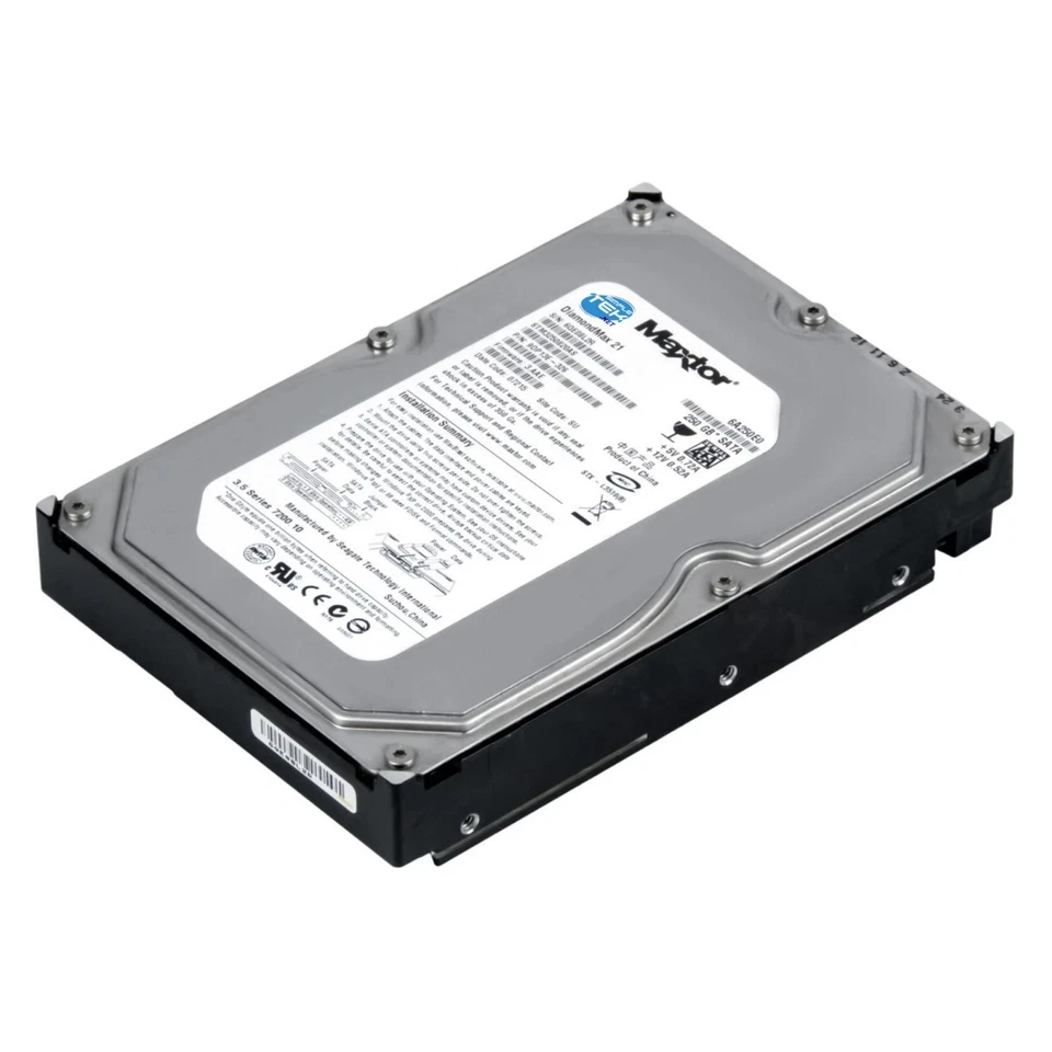 Maxtor Diamondmax 21 STM3250820A Hard Disk HDD 3,5 " Ide Pata Eide 250GB Win XP - Image 2 of 4