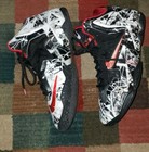 Nike Little Posite One (GS) Sail/Habanero Red-Black Size 7  — photo 3