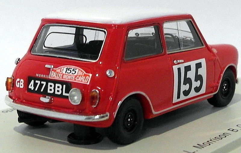 Spark Models 1/43 Scale Resin S1190 - Morris Mini Cooper #155 Monte Carlo 1963 - Image 3 of 4