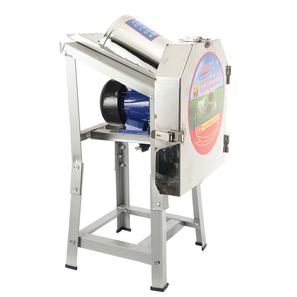 Picadora de pienso eléctrica cortadora de pienso verde hierba picadora trituradora