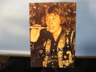 Autograph of Benny, pop singer hand signed signature 1980s