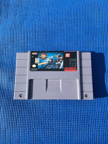 Power Rangers Zeo Battle Racers Nintendo SNES authentic