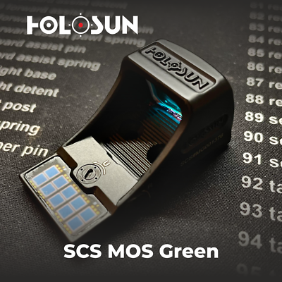 Holosun SCS MOS Green Multi-Reticle 2MOA&32MOA Circle Dot Reflex