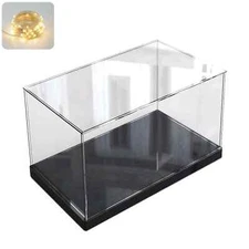 Clear Acrylic Display Case for Collectibles Assemble Transparent Box Dustproof