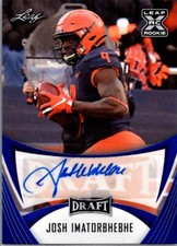 2021 Leaf Draft Auto Rookie #BA-J11 Josh Imatorbhebhe Syracuse