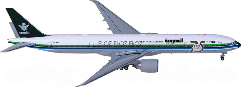 for JC Wings for Saudia for Boeing 777-300ER HZ-AK28 75Years