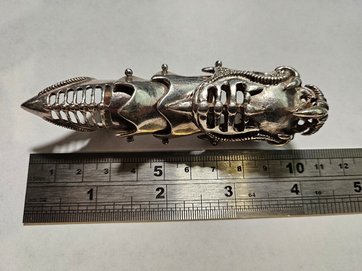 Gothic Armour Articulated Full Finger Claw Ring Size O Gothic Armour Articulated Full Finger Claw Ring Size O