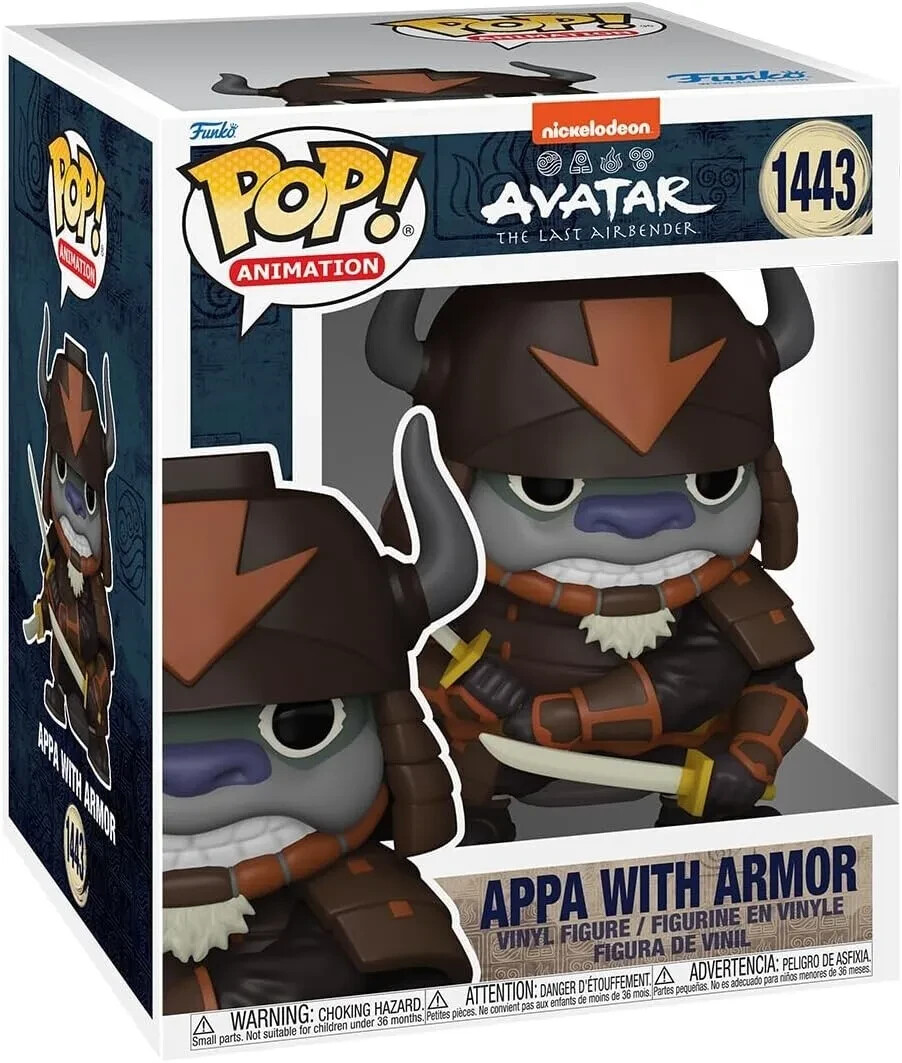 Funko Pop Avatar The Last Airbender Super Appa With Armor 1443 | eBay