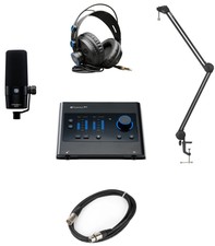 Presonus Vo-pd70-quantum-k Dynamic Microphone W/interface, Boom Arm, Headphones