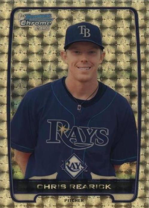 2012 Bowman - Chrome Prospects Chris Rearick #BCP57 SuperFractor /1 (RC ...