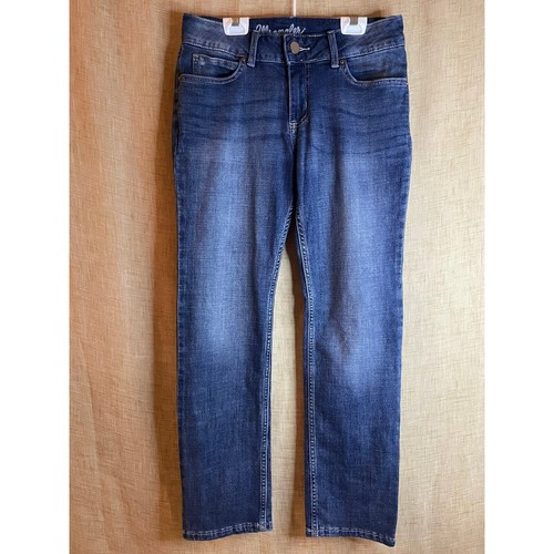 Wrangler Straight Leg Jeans Dark Wash Denim Women's Size 7 x 30 - Picture 1 of 6