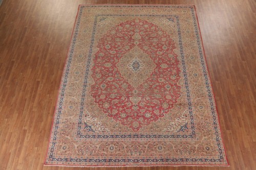 Vintage Floral Traditional Ardakan Area Rug 10'x13' Hand-knotted Living Room Rug - Picture 2 of 12