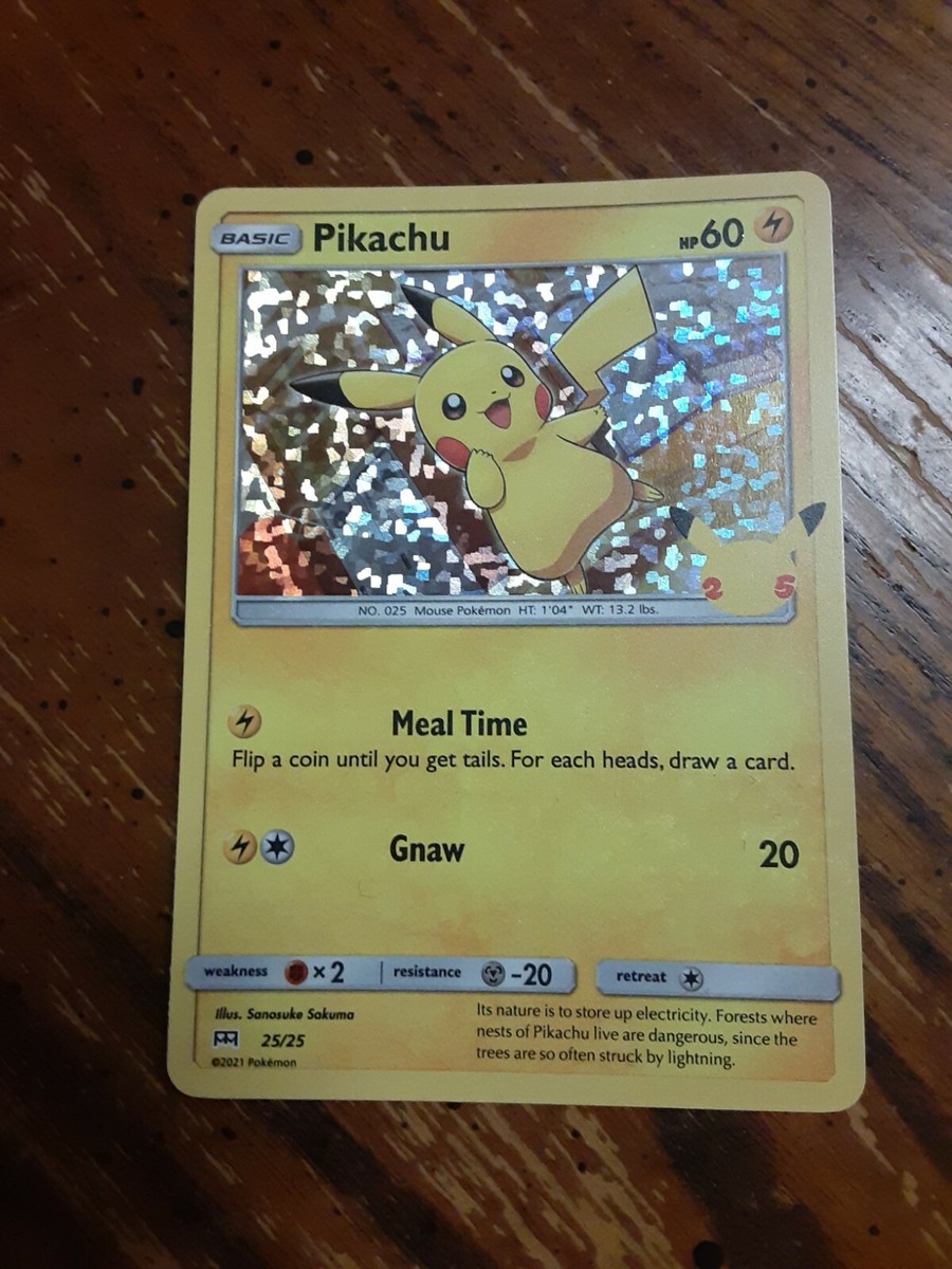 McDonald’s Exclusive Pokémon Promo Card Pikachu 020/M-P McDonald's Happy Set Promo 2025 Pokemon Card