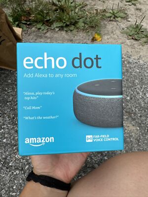 Amazon Echo Dot (3rd Generation) Smart Speaker - Charcoal