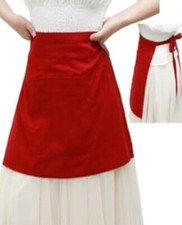 Unisex Renaissance Medieval half apron Costume Accessory front pocket New Osfm