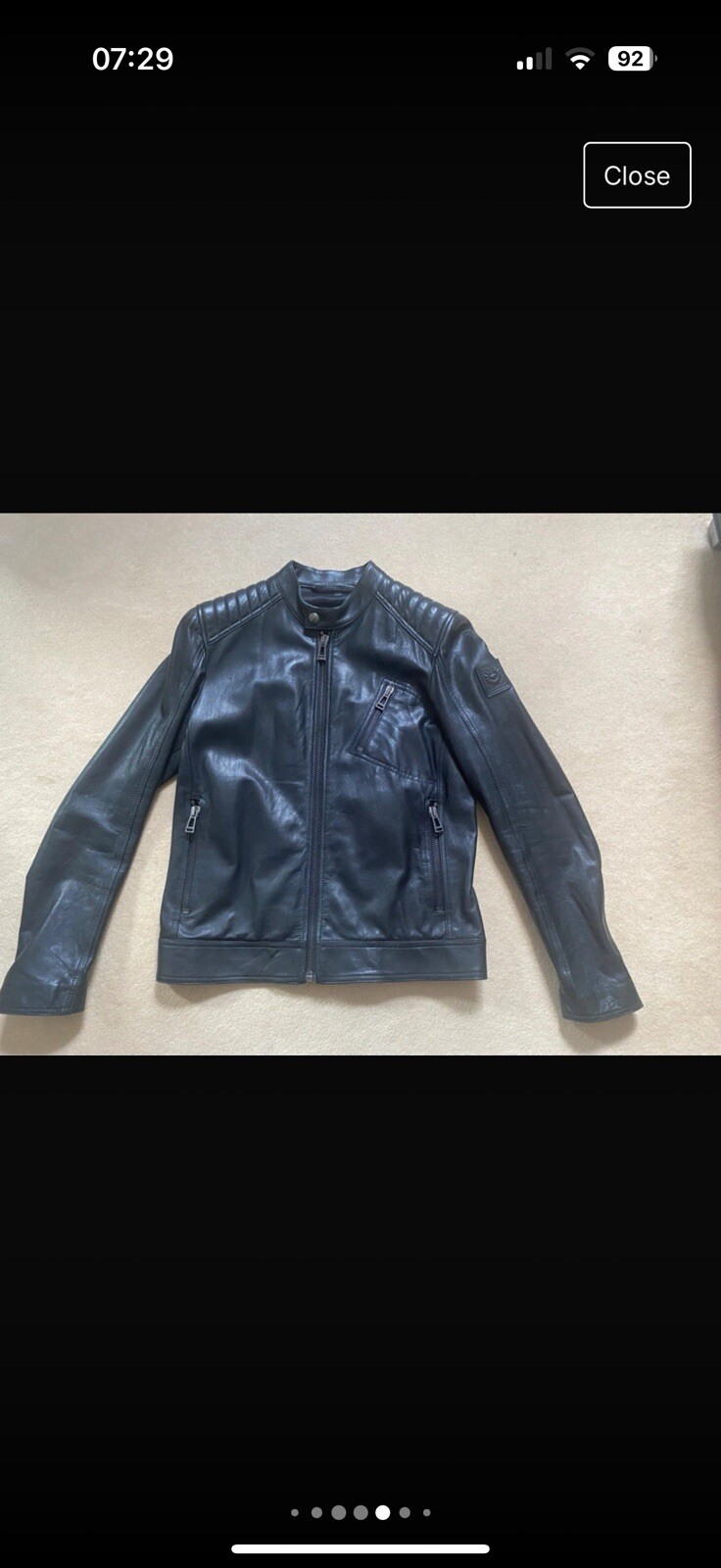 Brand New Mens Belstaff  V Racer 2.0 Leather Jacket Size 48 image 10