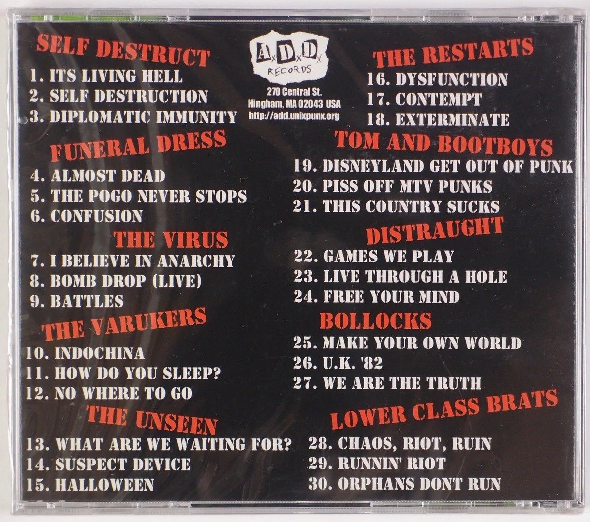 THE SOUND OF REBELLION VOLUME 2: Hardcore Punk SEALED Unseen Restarts CD eBay SOUND OF REBELLION VOL