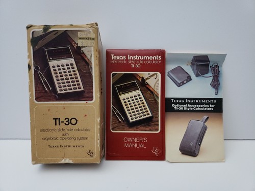 Vtg TEXAS INSTRUMENTS TI-30 OWNERS USER MANUAL - 第 1/9 張圖片