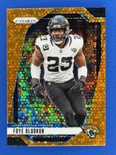 2024 Prizm #134 Foye Oluokun Orange Disco Prizm Jaguars