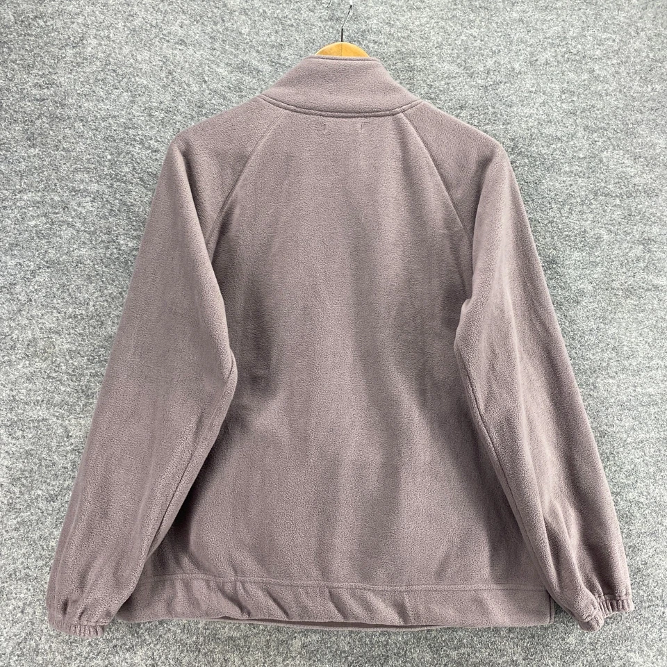 Chaqueta Maurices Mujer M Gris Medio Polar Cremallera Cuello Alto Manga Larga Informal Foto 2 de 4