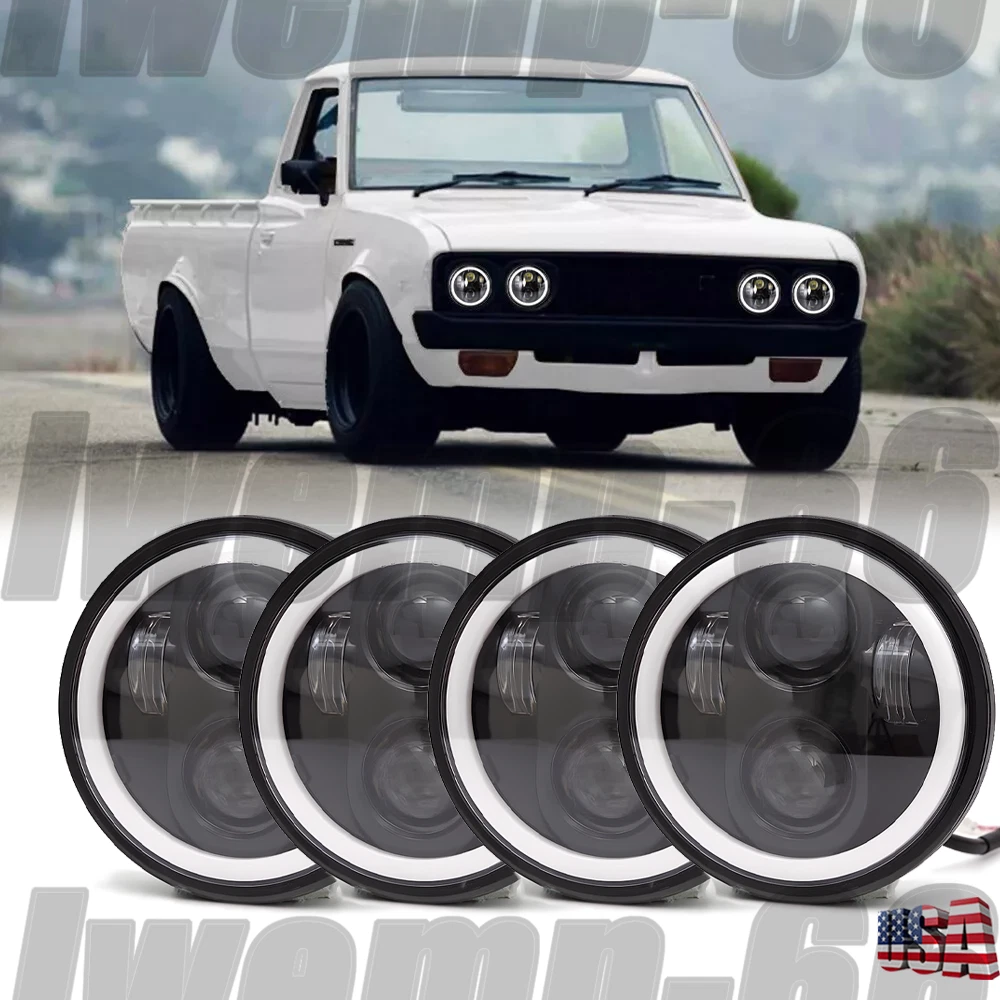 Par De Lentes Para Luz De Parachoques Delantero De Nissan/Datsun 610 620 1972-1979 - Ámbar/transparente