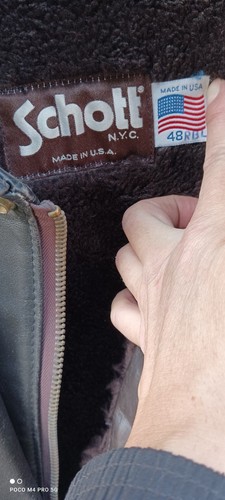 Giacca Schott USA originale taglia M - Foto 2 di 3