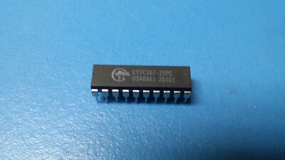 (2 PCS) CY7C167-35PC CYPRESS Standard SRAM, 16KX1, 30ns, CMOS, PDIP20