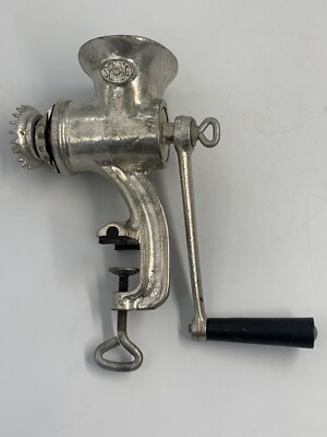 Vintage SPONG 201 Cast Iron Meat Grinder Made in England - Main Image