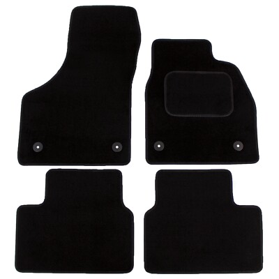 Fully Tailored 4-Piece Rubber Car Mats For Vauxhall Meriva MK2 (2010-2017) – Includes 4 Clips