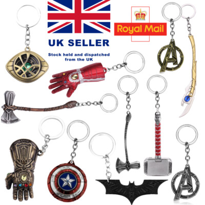 Avengers Marvel Heros Spider Iron Man Thor Thanos Captain America Schlüsselanhänger
