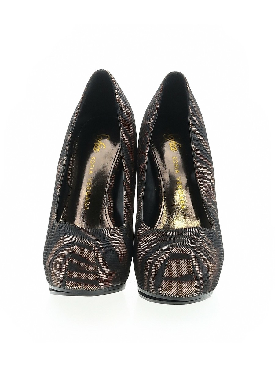 Sofia By Sofia Vergara Women Brown Heels US - Main Image