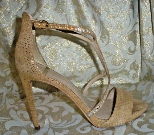 MARCIANO TAUPE / GOLD MULTI LEATHER 