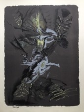 Hann TRIER Farblithographie datiert 83 signiert