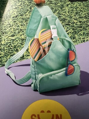 Sun Squad Sling Bag with pockets, Teal New