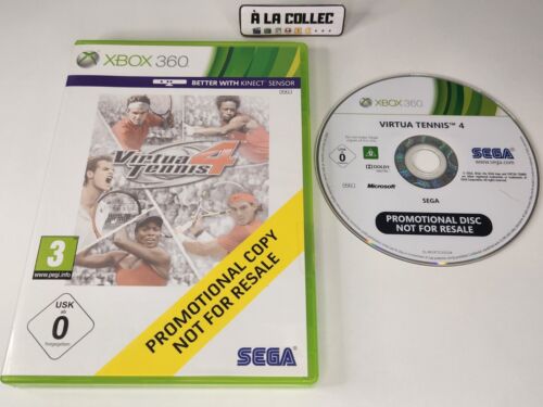 Virtua Tennis 4 - Promo Copy Press - Sega - Jeu Xbox 360 - PAL - Afbeelding 1 van 5