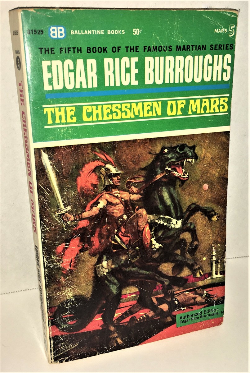 THE CHESSMEN OF MARS by Edgar Rice Burroughs Ballantine 1969 Paperback #5