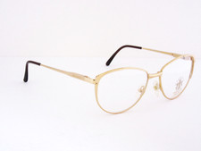GIORGIO BEVERLY HILLS Mod. G 817 Women's Gold Eyeglass Frames Vintage Italy NOS