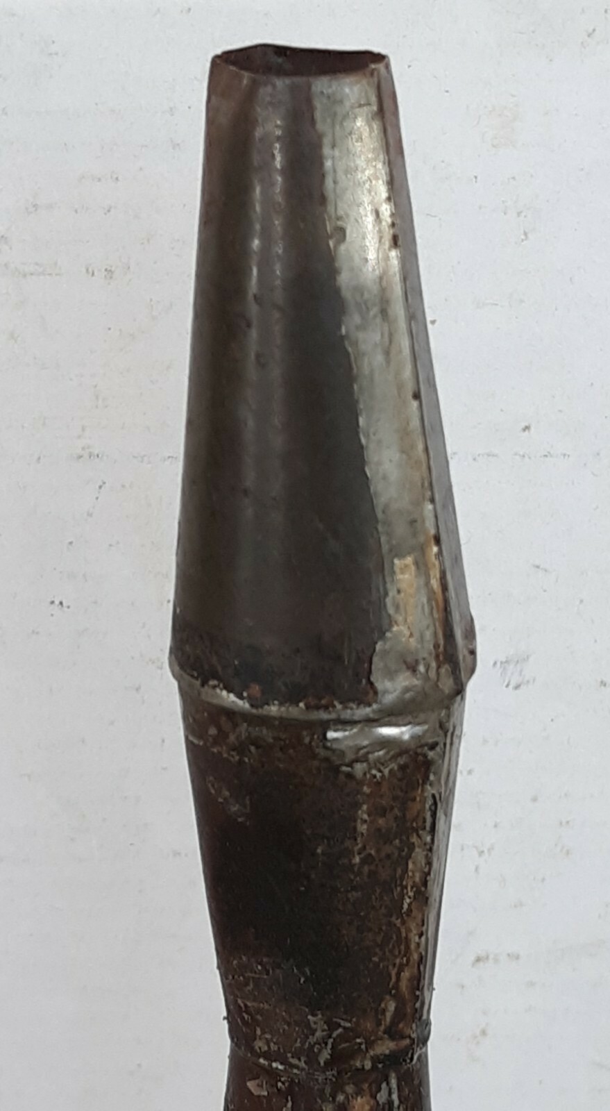 Primitive Early Antique Soldered Tin Parade Horn Noise Maker Works eBay