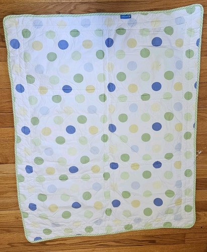 TIDDLIWINKS BABY QUILT FROG-SNAIL-TURTLE TEXTURED LUXURY PLUSH CRIB - Picture 2 of 7
