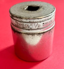 Snap on Underlined 1-1/2" Socket  12 Point SW481  Made in USA Owner Marked