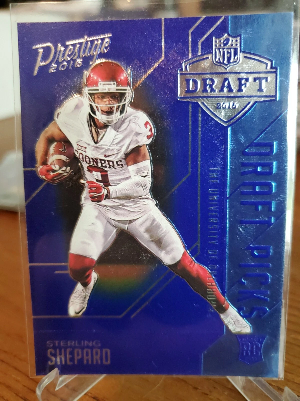 Sterling Shepard Panini Prestige Draft Picks Blue #12 Base
