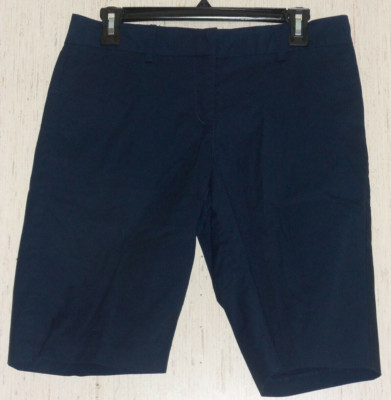 EXCELLENT WOMENS NAUTICA NAVY BLUE BERMUDA SHORTS W/ POCKETS SIZE 6 | eBay