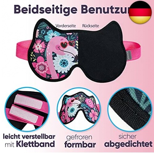 ICEHOF Augenmaske Kühlend Kühlpads Augen Angenehme Oberfläche