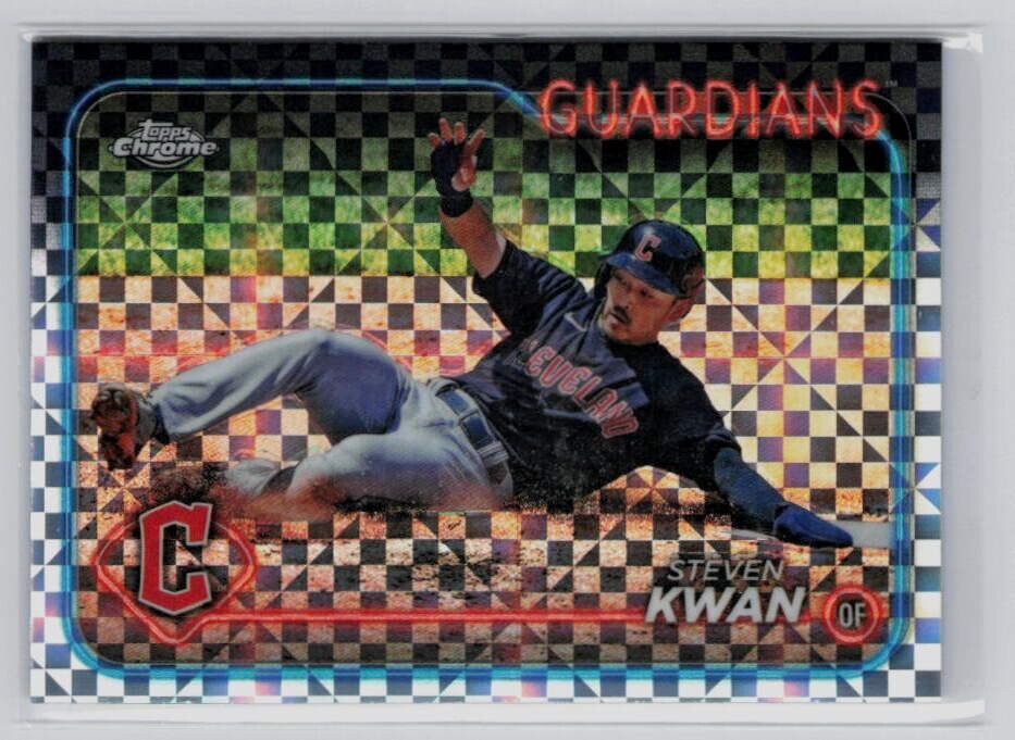 2024 Topps Chrome X Fractor - #30 Steven Kwan Cleveland Guardians