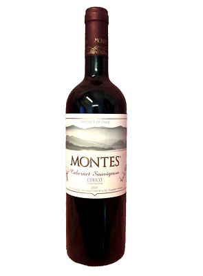 Montes Cabernet Sauvignon Curico 2001 Chile 13,5% vol 75 cl Rotwein red 44745