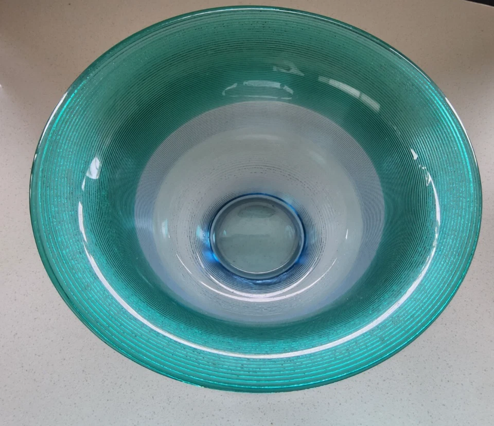 BOHEMIA GLASS BOWL DESIGNED BY JIRI SUHAJEK CZECH 17.5CM - NO BOX - image 2 of 4