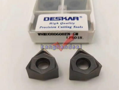 10PC New DESKAR WNMU080608EN-GM LF6018 Carbide Inserts