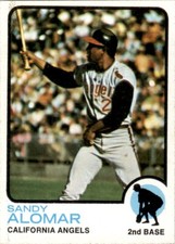 1973 Topps #123 Sandy Alomar Sr. California Angels VG-EX
